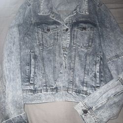 Free People Denim Jacket 