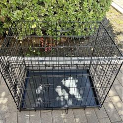 Dog Crate 30x21x24 Inch H, Black