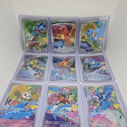 Pokemon 2026 First Partner Illustration Collection Series 1 Promo Set (9 Cards)