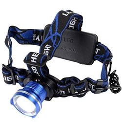 LED Rechargable Headlamp/Zoom