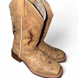 Ariat Square Toe Cowboy Boots M8.5W10