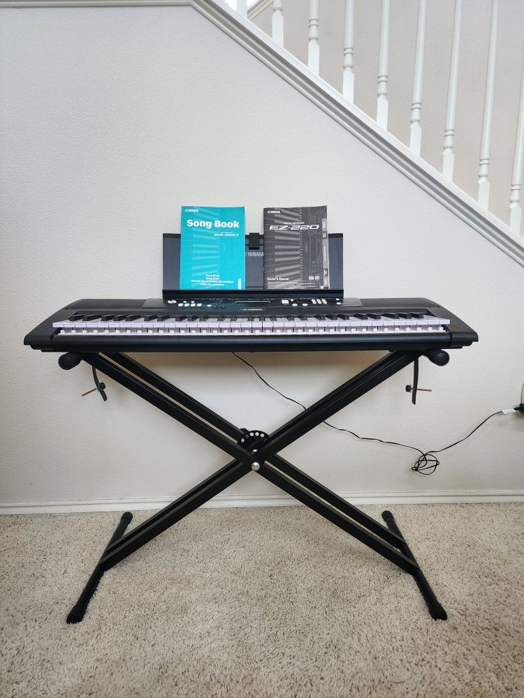 Yamaha ez 220 keyboard stand deals