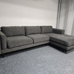 Free Delivery - MCM Charcoal Sectional