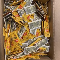 Box Of Mustard Single Servings -New