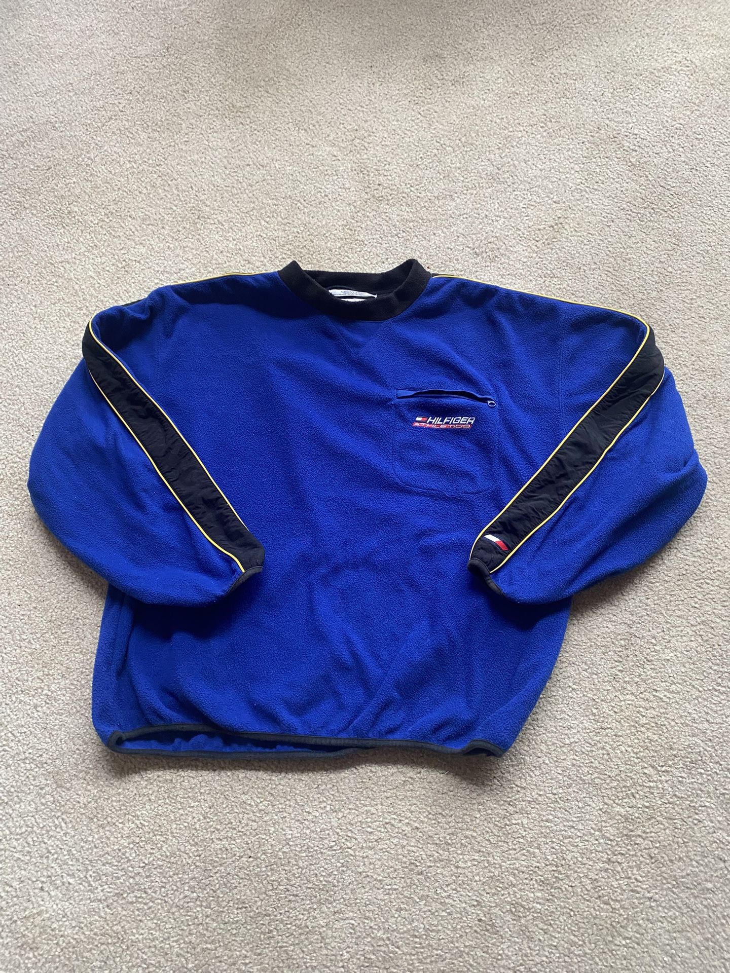  VINTAGE TOMMY HILFIGER ATHLETIC PULLOVER - $25