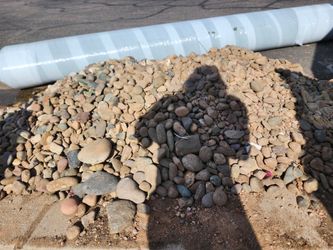 two tons of river rock