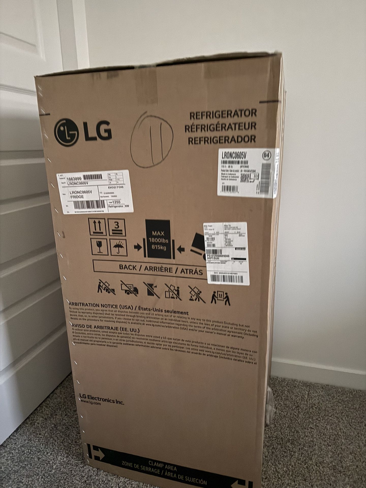 LG 6.0 cu. ft. Single Door Refrigerator with Inverter Compressor and Pocket Handle in Platinum Silver