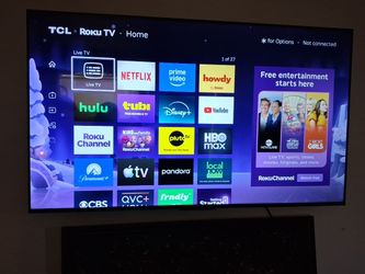 55in tcl roku smart tv