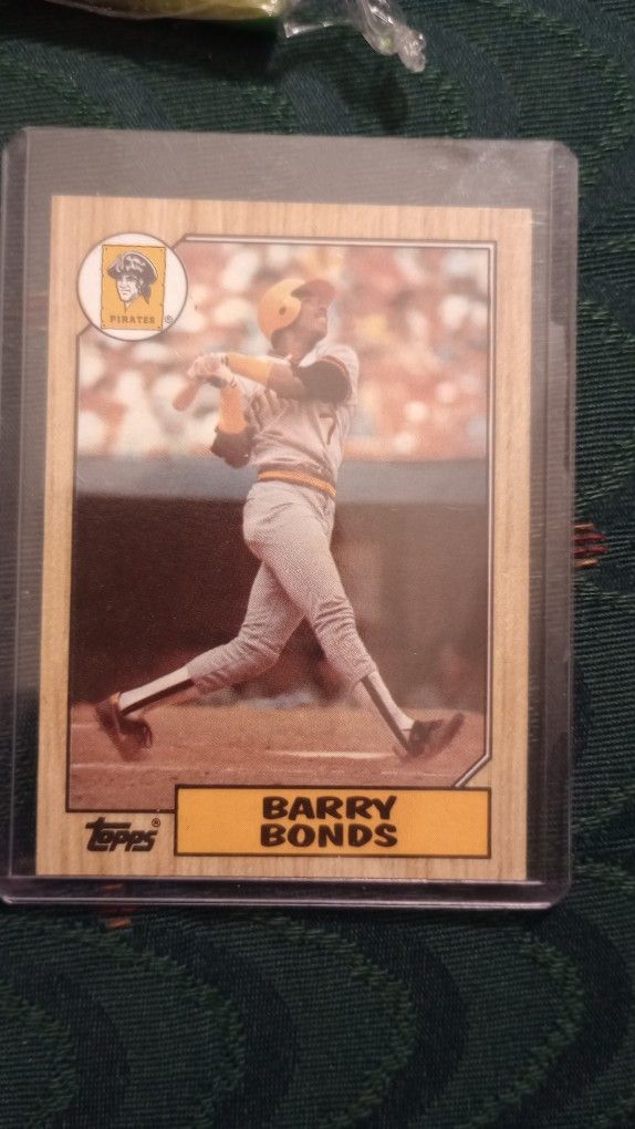 Barry Bonds error Rookie Card