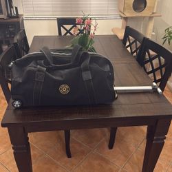 Kipling Black rolling travel bag 