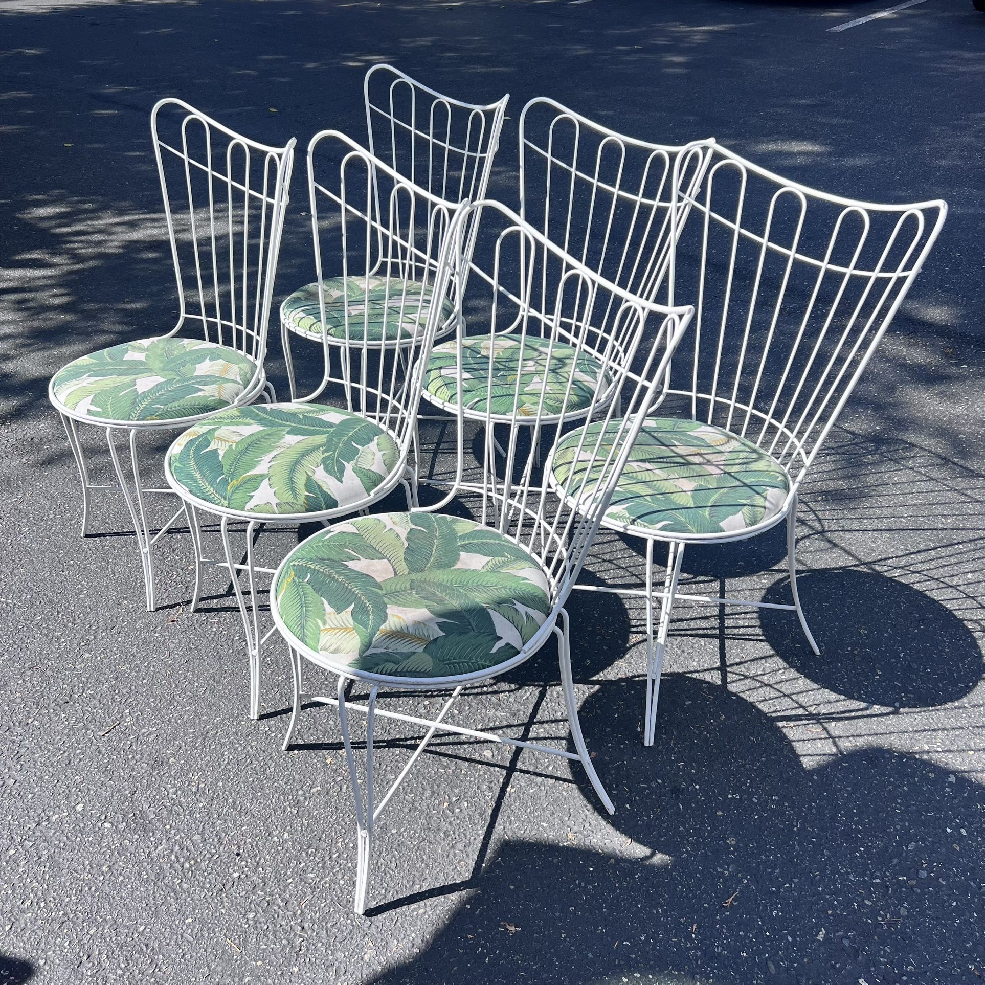 6 MCM Home Crest Chairs With Original Cushions