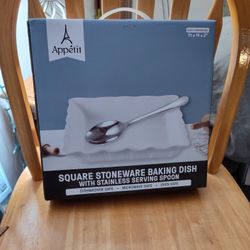 Square Stoneware Baking Dish 