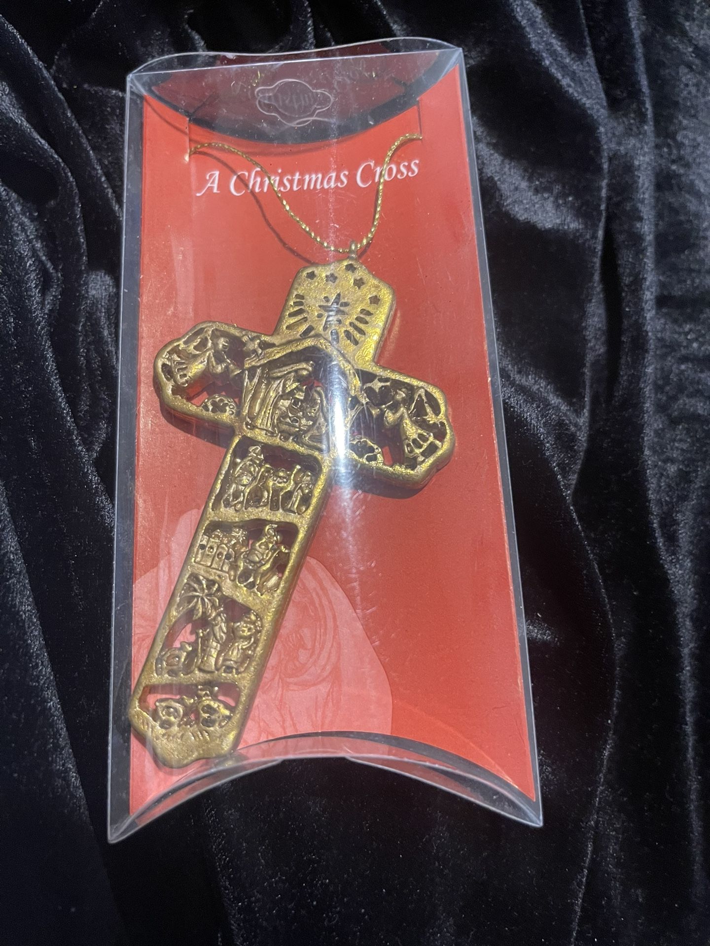 A Christmas Cross Christmas Tree Ornament