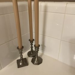 Brand New Restoration Hardware Pottery Barn Candles And Holders