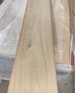 Malibu Wide Plank Rincon French Oak 3/8 in. Tx 6.5 in. W Water Resistant Wire Brushed Engineered Hardwood Flooring (23.6 sq. ft./case)