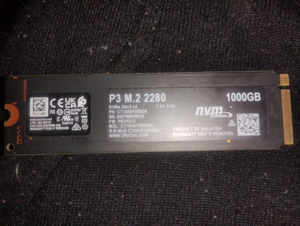 Crucial 1tb Ssd