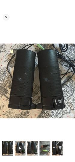 Laptop or Desktop Speakers Digital Innovations in Black