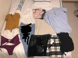CLOTHING BUNDLE Zara,f21,Victoria Secret, PINK