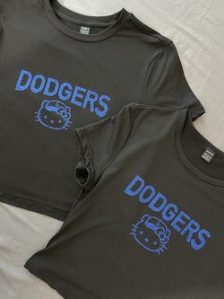 DODGERS X HELLO KITTY CROP TOP 💙