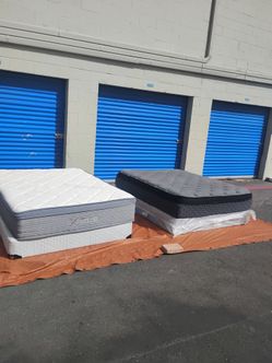 Queen size mattress set bedroom bed - delivery available
