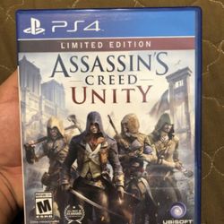 PS4 Playstation Games  Assassins Creed Unity And Overwatch Origins Edition