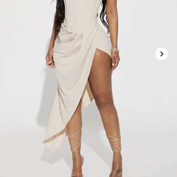 Athina corset maxi dress