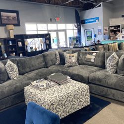 4TH OF JULY SALE🚨‼️ Grey Big Customizable Sectional☑️❤️ $4,499