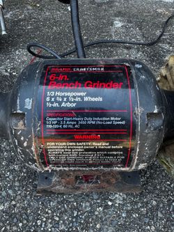Craftsman Bench Grinder