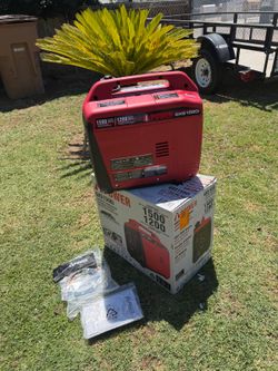 A-iPower
1500-Watt Recoil Start Gasoline Powered Ultra-Light Inverter Generator with 60cc OHV Engine and CO Sensor Shutdown