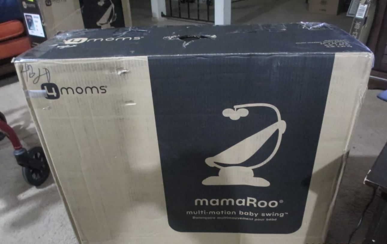 4moms mamaRoo Multi-Motion Baby Swing Smart Connectivity - Open Box With Seat Open box item looks new/ very lightly used! Experience the fusion of i