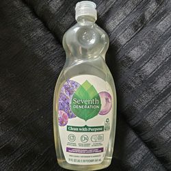 Seventh Generation Lavender Flower And Mint Liquid Dish Soap 19oz