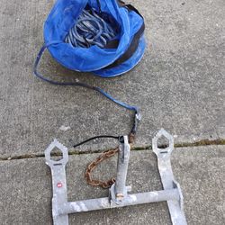 Heavy duty anchor for river boat
