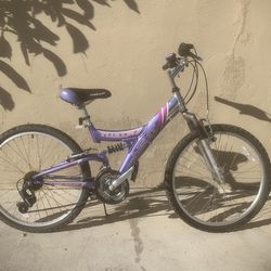 NEXT TIARA PRO Aluminum, Dual suspension Mountain Bike, 24 inch. Girls Bike