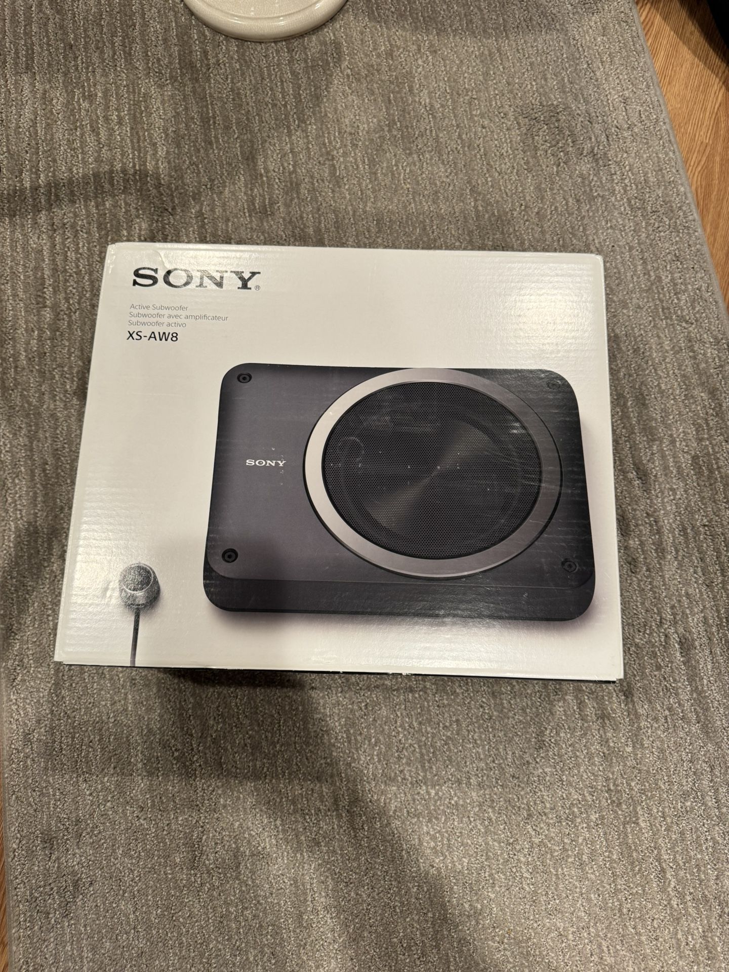 SONY XS-AW8 Active Subwoofer Car Audio Speaker