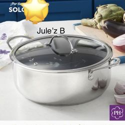 Princess House Olla De 7 Qts Antiadherente Nueva En Su Caja 