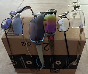 Vintage Christian Dior Shield Sunglasses & 5-Piece Eyewear Lot