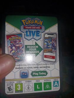 Pokemon code cards