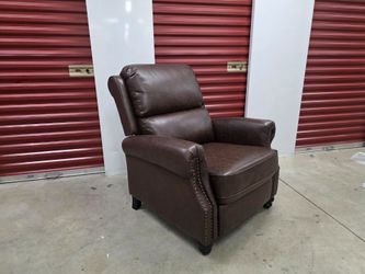 34.6" Wide Classic and Overstuffed Soft Pushback Recliner with Rivet