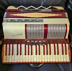 Simmone Sonatina accordion Vintage Used Made in Italy