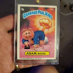 Adam BOOM SUPER RARE BONUS CARD ON REVERSE