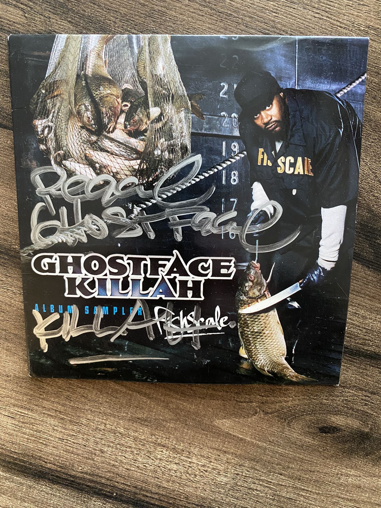 Rare Ghostface Killah Autographed CD