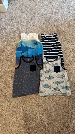 6 Oshkosh/carters tank tops size 7/7a