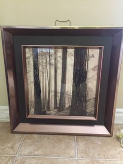 Tree/log picture frame