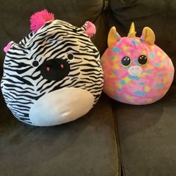 Squishmallows And Ty Stuffed Animals