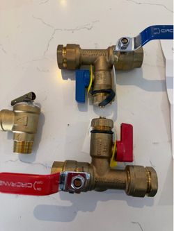 NEW-Circrane  tankless isolation valve kit