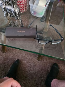Oliver Peoples Penney OV5375U 1005 Black/Blue Full Rim Acetate Eyeglass - 140