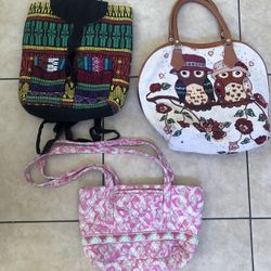 Backpack And  Purse