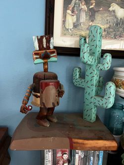 Southwest Native American wood masterpiece