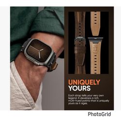 Suitsbest Leather Apple Watch Band 