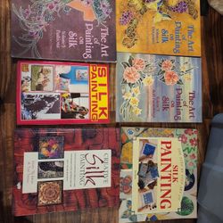 Silk Painting Books Vintage